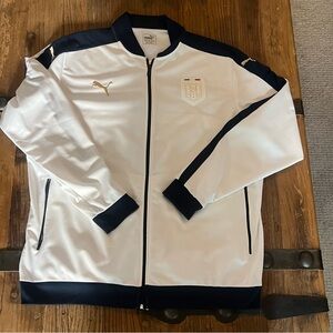 ITALY 2016/2017 TRAINING FOOTBALL JACKET PUMA SIZE M ADULT